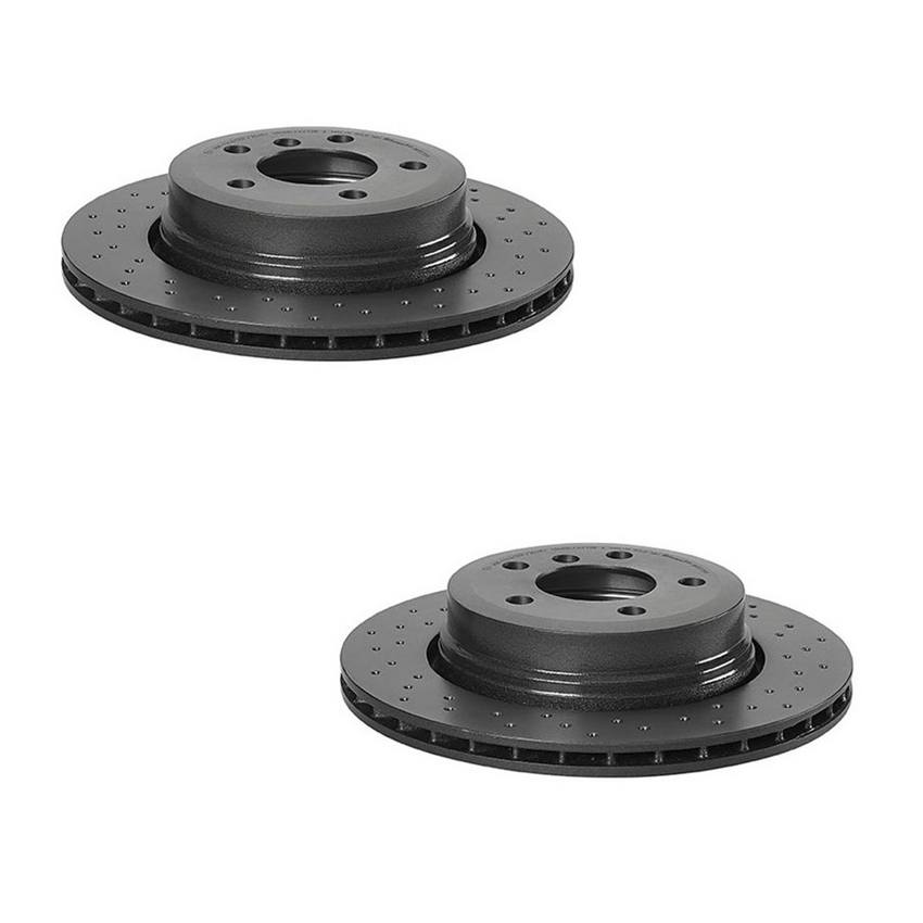 BMW Disc Brake Pad and Rotor Kit – Rear (320mm) (Xtra) (Ceramic
